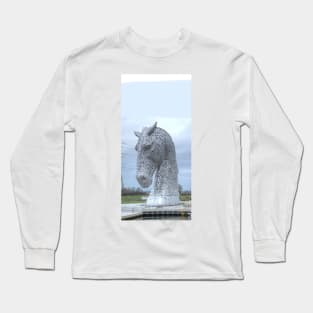 the Kelpies, Helix Park Long Sleeve T-Shirt